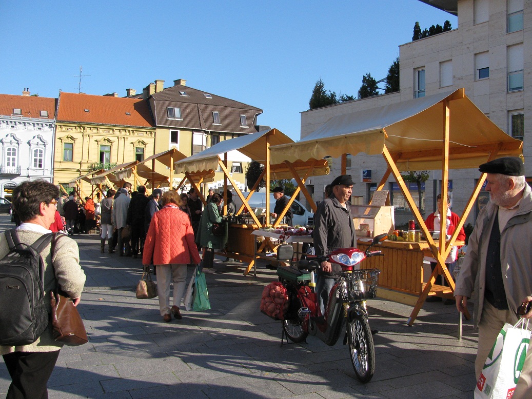 Local market in Pécs