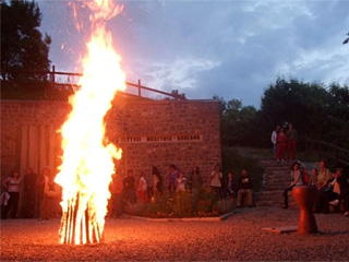 Midsummer Night at Tettye Limetuff Cave